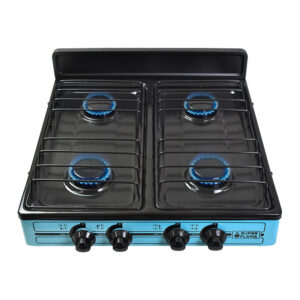 Parrilla a Gas de Sobreponer 4Q-AQUA 50cm 4 Quemadores